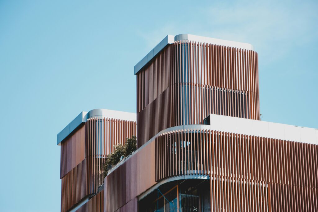 Zeitgenössische Architektur als Themenmotiv für Vermögenswerte